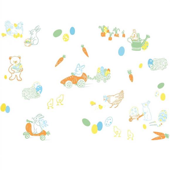 NEW PETIDOUX kids' pima pajama in easter egg hunt - Picture 5 of 5